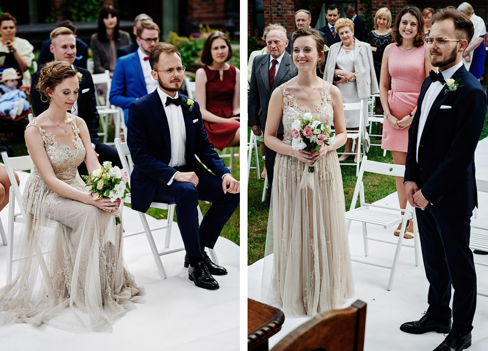 rustykalne wesele w folwarku, rustykalne wesele, wesele boho, ceremonia cywilna w plenerze, ceremonia w plenerze, reportaż ślubny, łukasz ostrowski