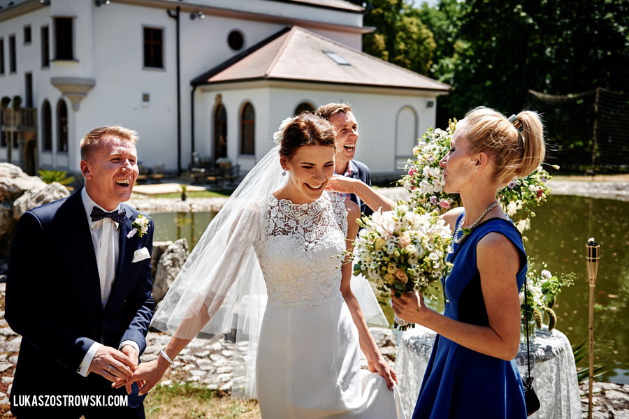 Pałac Czarny Las ślub w plenerze