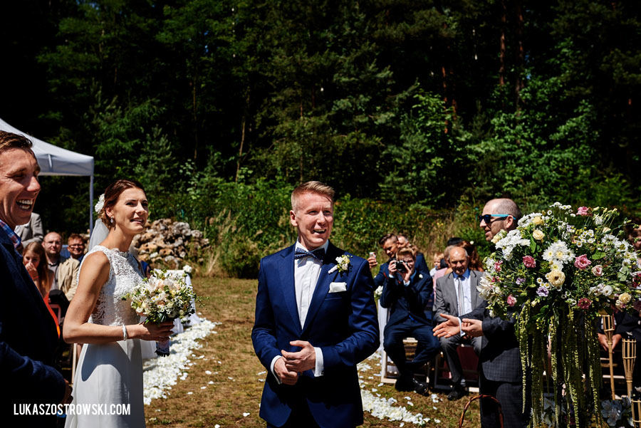 Pałac Czarny Las ślub w plenerze