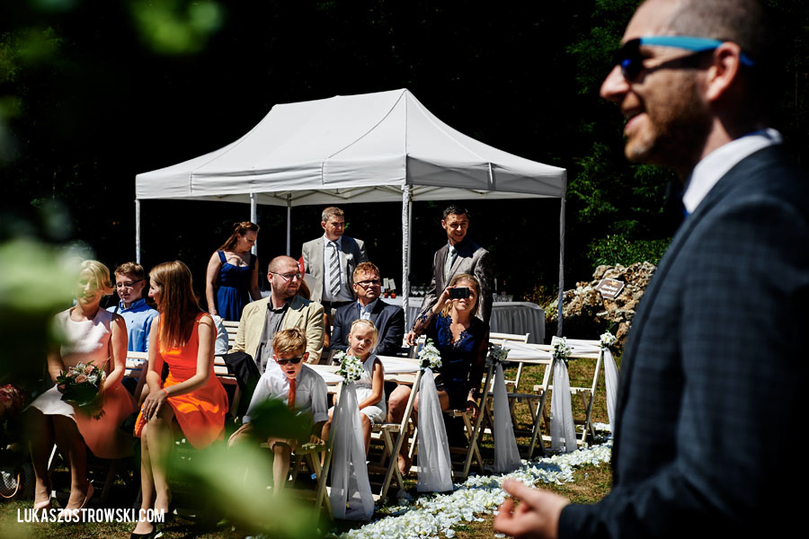 Pałac Czarny Las ślub w plenerze