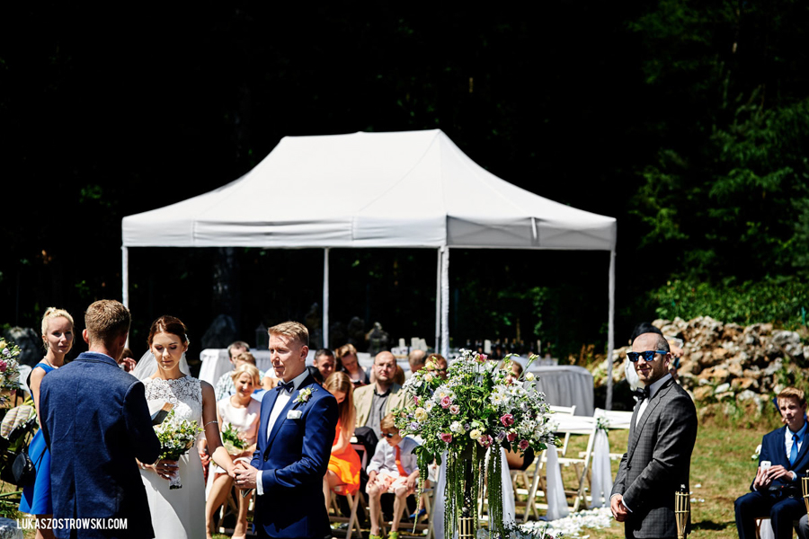 Pałac Czarny Las ślub w plenerze