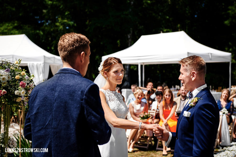 Pałac Czarny Las ślub w plenerze