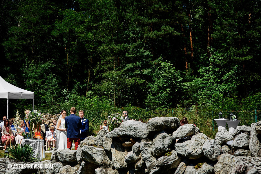 Pałac Czarny Las ślub w plenerze