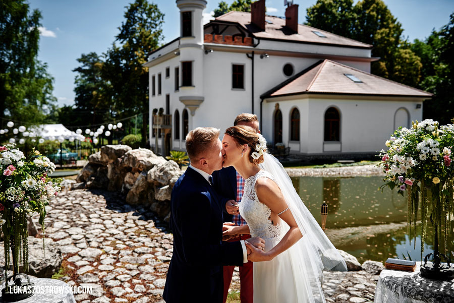 Pałac Czarny Las ślub w plenerze