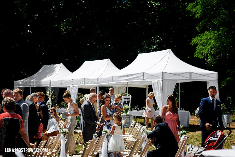 Pałac Czarny Las ślub w plenerze